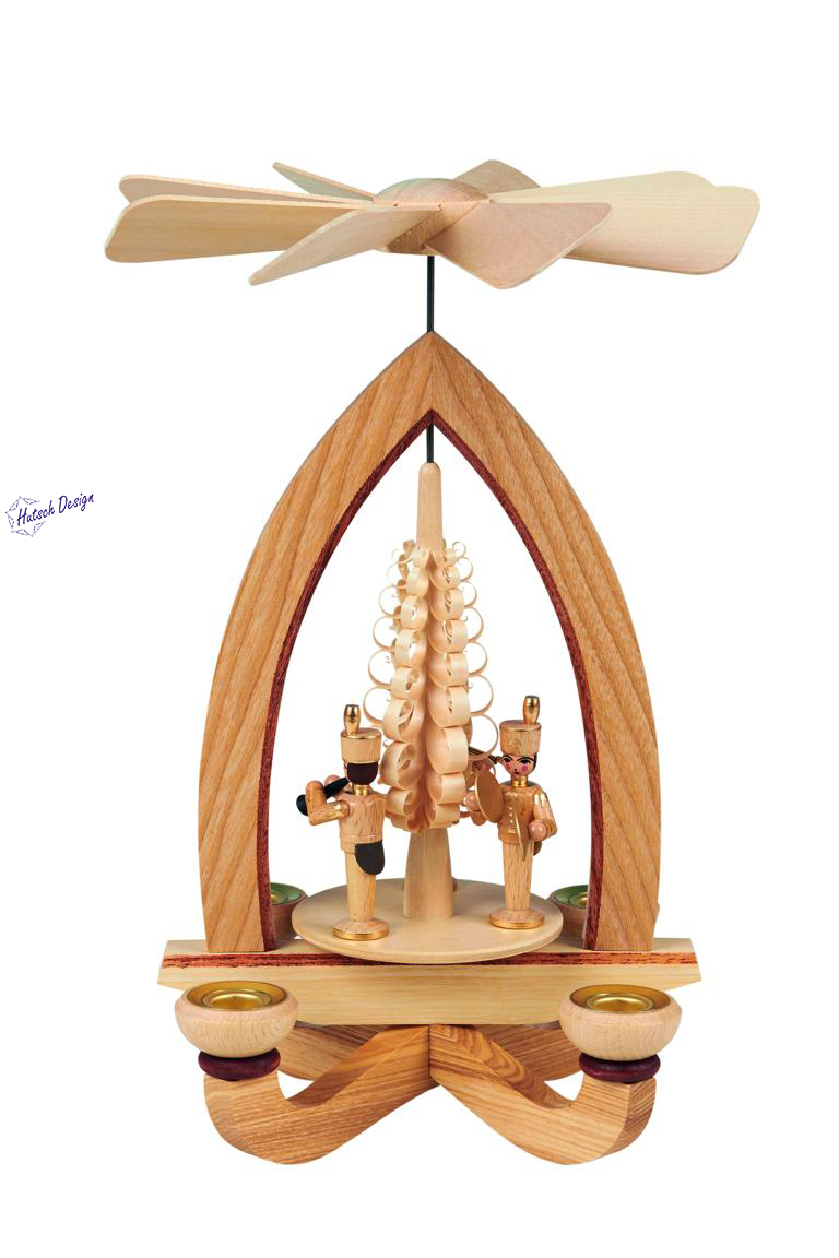 Pyramide mit Bergleute (natur)