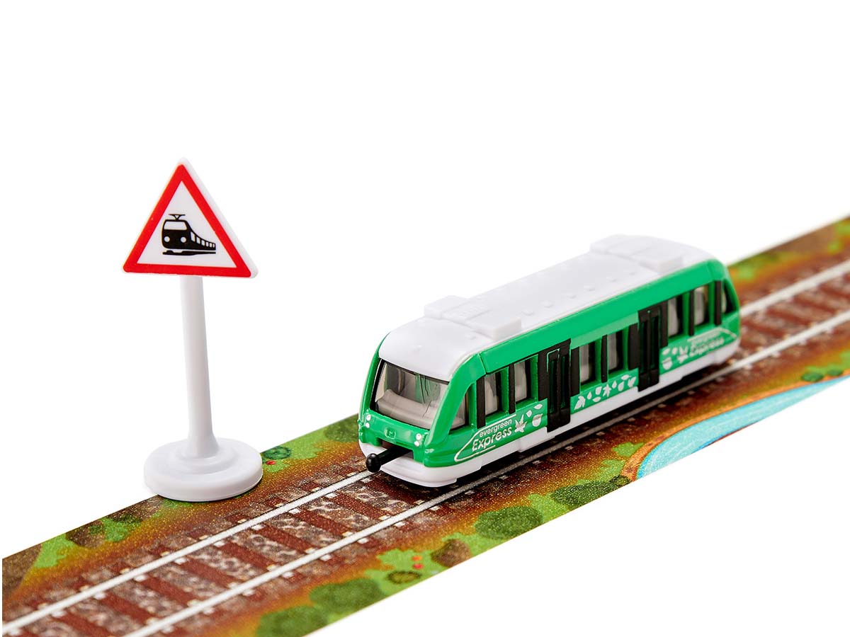 Nahverkehrszug mit Tape