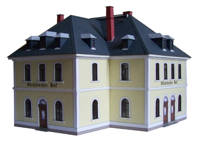 02-04-1-8-TT - Bahnhofshotel "Sächsischer Hof" Jöhstadt - Pressnitz