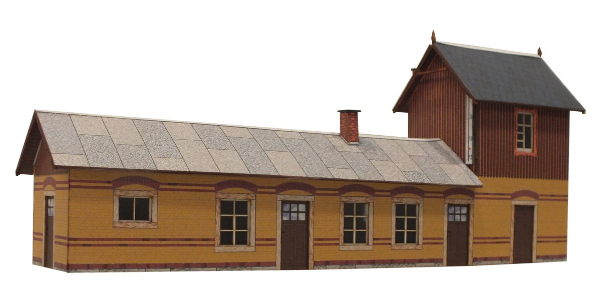 02-12-12-1-H0 - Bahnhof Oybin - Wasserhaus