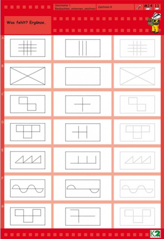 Max Lernkartenset Geometrie 1 beobachten, erkennen, zeichnen