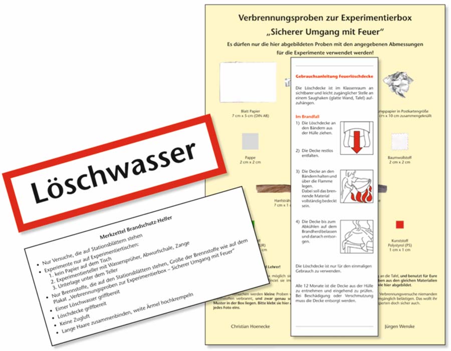 Sicherer Umgang mit Feuer - Experimentierbox