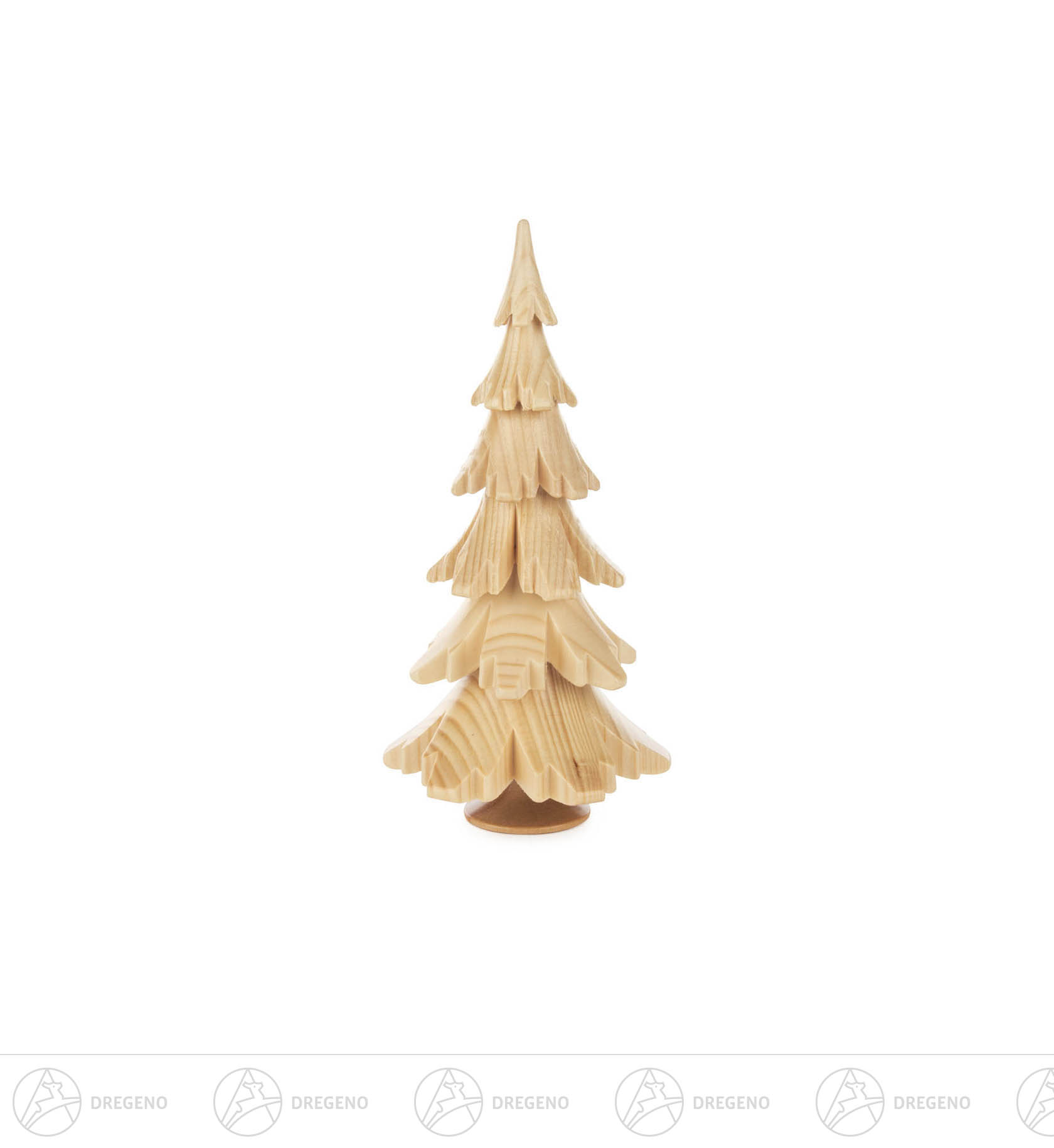 Massivholzbaum natur 15,5 cm