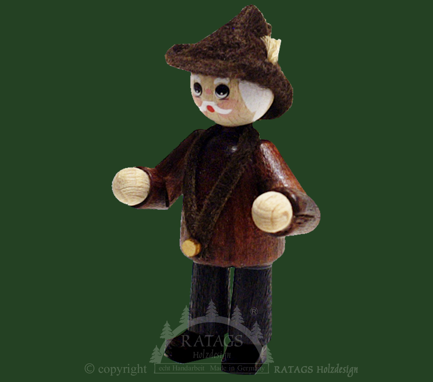 Figur, Herr mit Filzhut