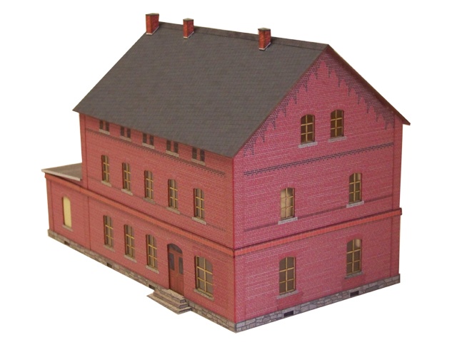 02-08-13-1-TT - Schönheide Mitte - Empfangsgebäude