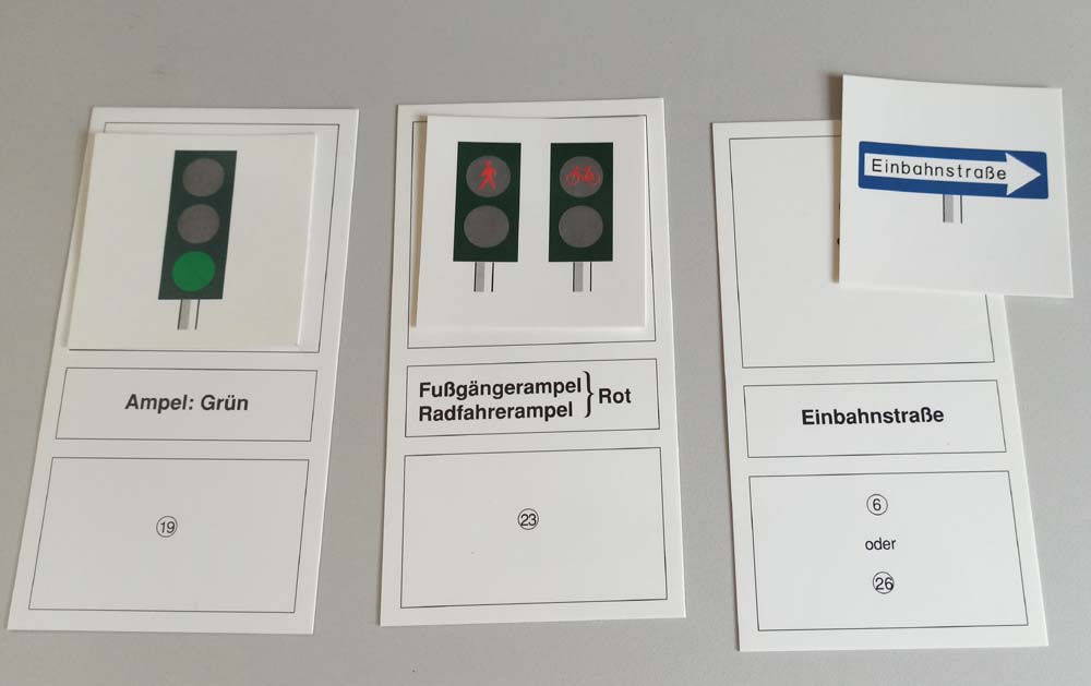 Kinder im Verkehr - Verkehrszeichen