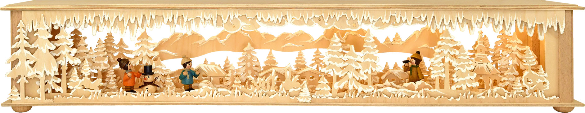 Raumleuchte groß, für Wintersport, Raureif