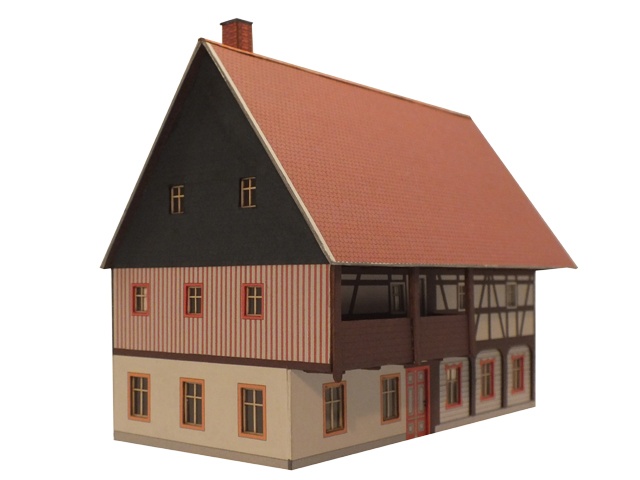 06-01-H0 - Umgebindehaus mit Balkon
