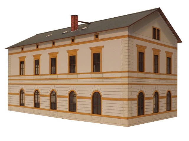 03-10-1-TT - Sächs.Einheitsbau  Seitenflügel 2,5 - rechts - 5 F