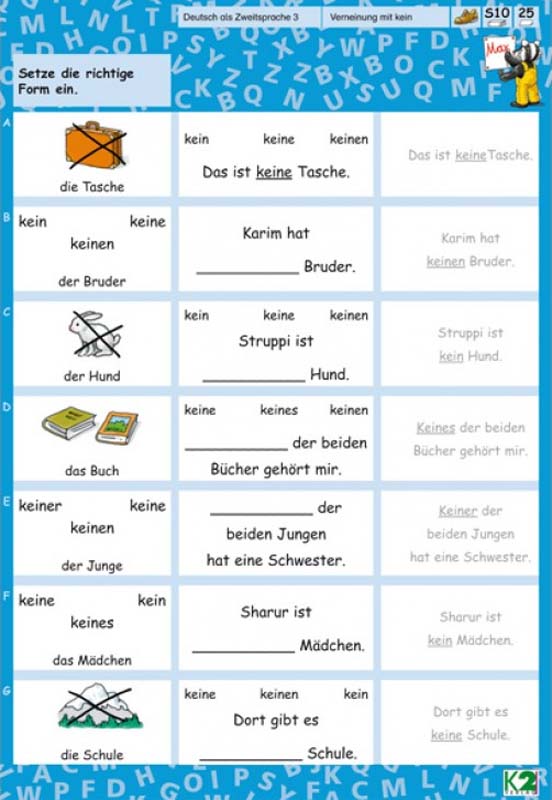 Max Lernkartenset Deutsch als Zweitsprache 3