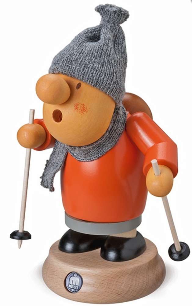 Räuchermann Müllerchen Winterwanderer