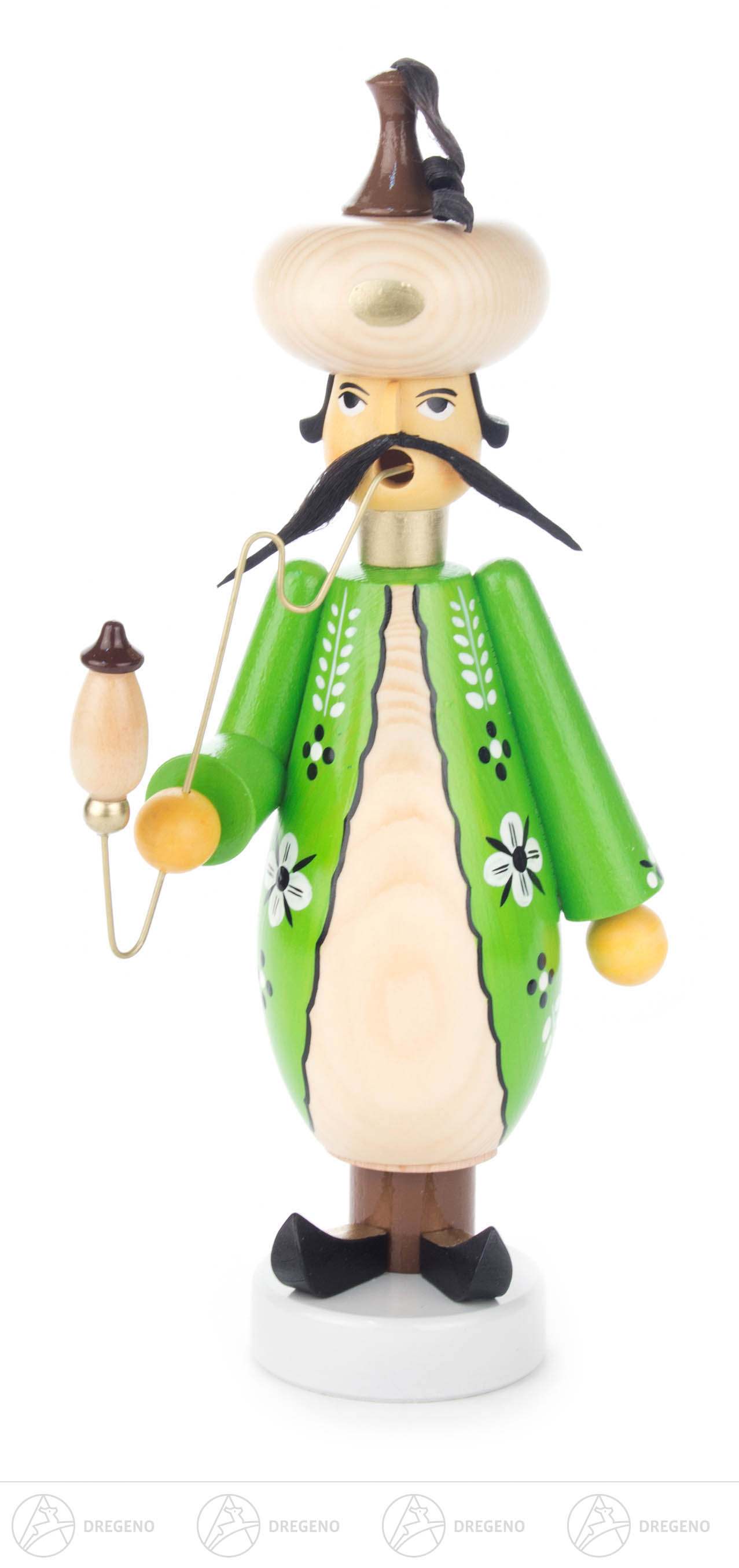 Räuchermann Türke, grün