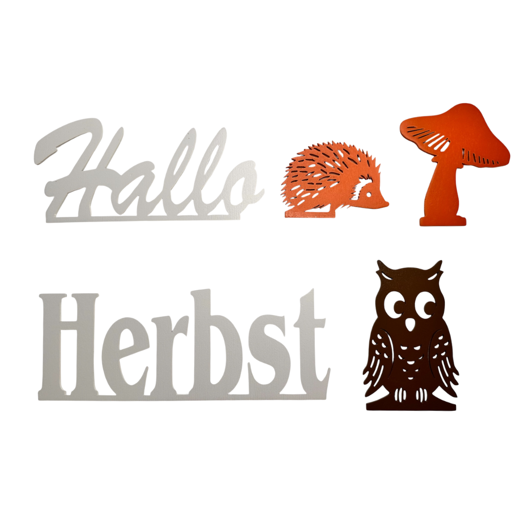 Figurenset Herbst 5 tlg.für Dekosockel (12-DSL60N)
