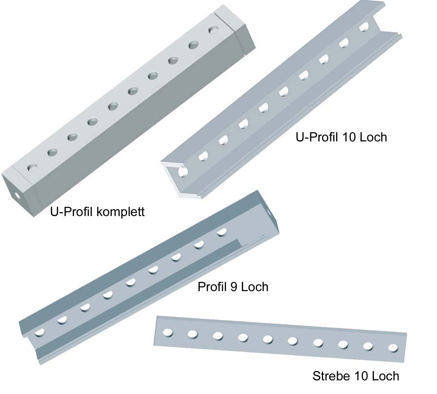 Ersatzteile Platten und Profile
