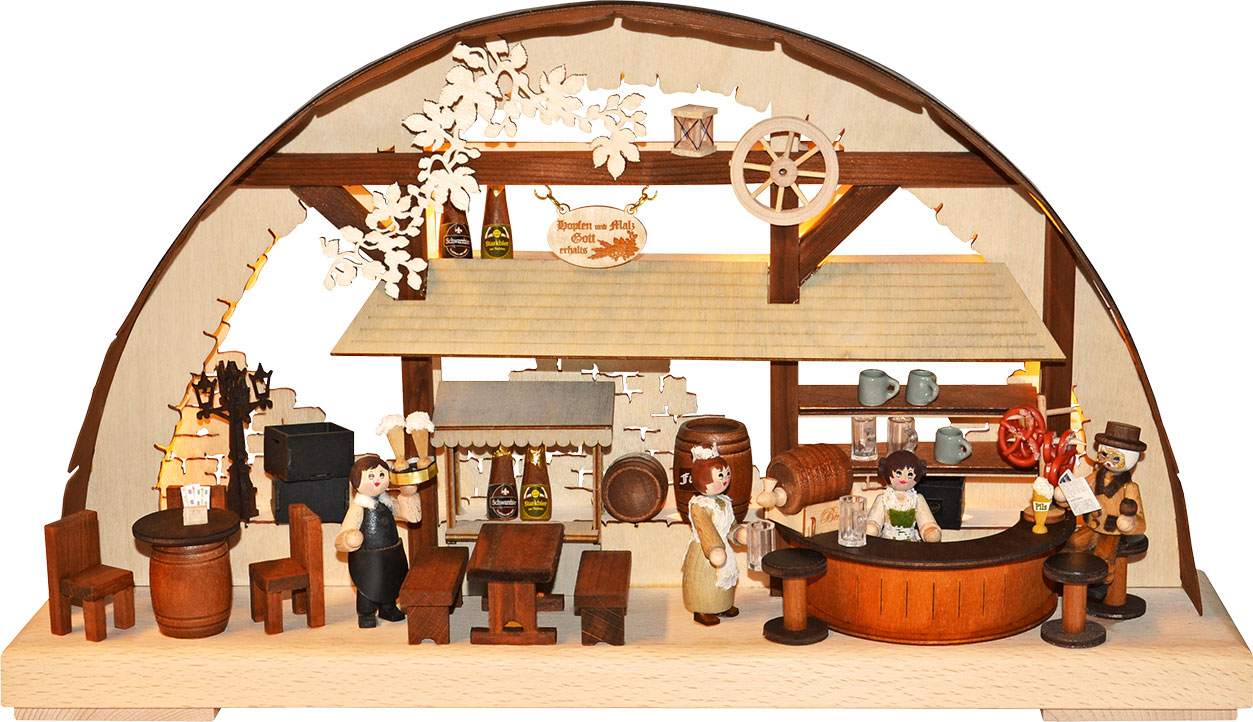 3D-Schwibbogen klein, Kellerbar