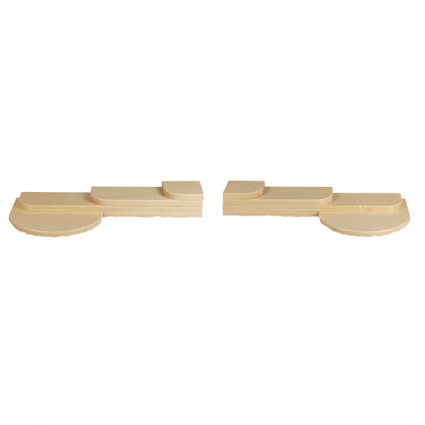 Anbauplatte für Musikantenplatte 2-teilig, 90x20x6 cm