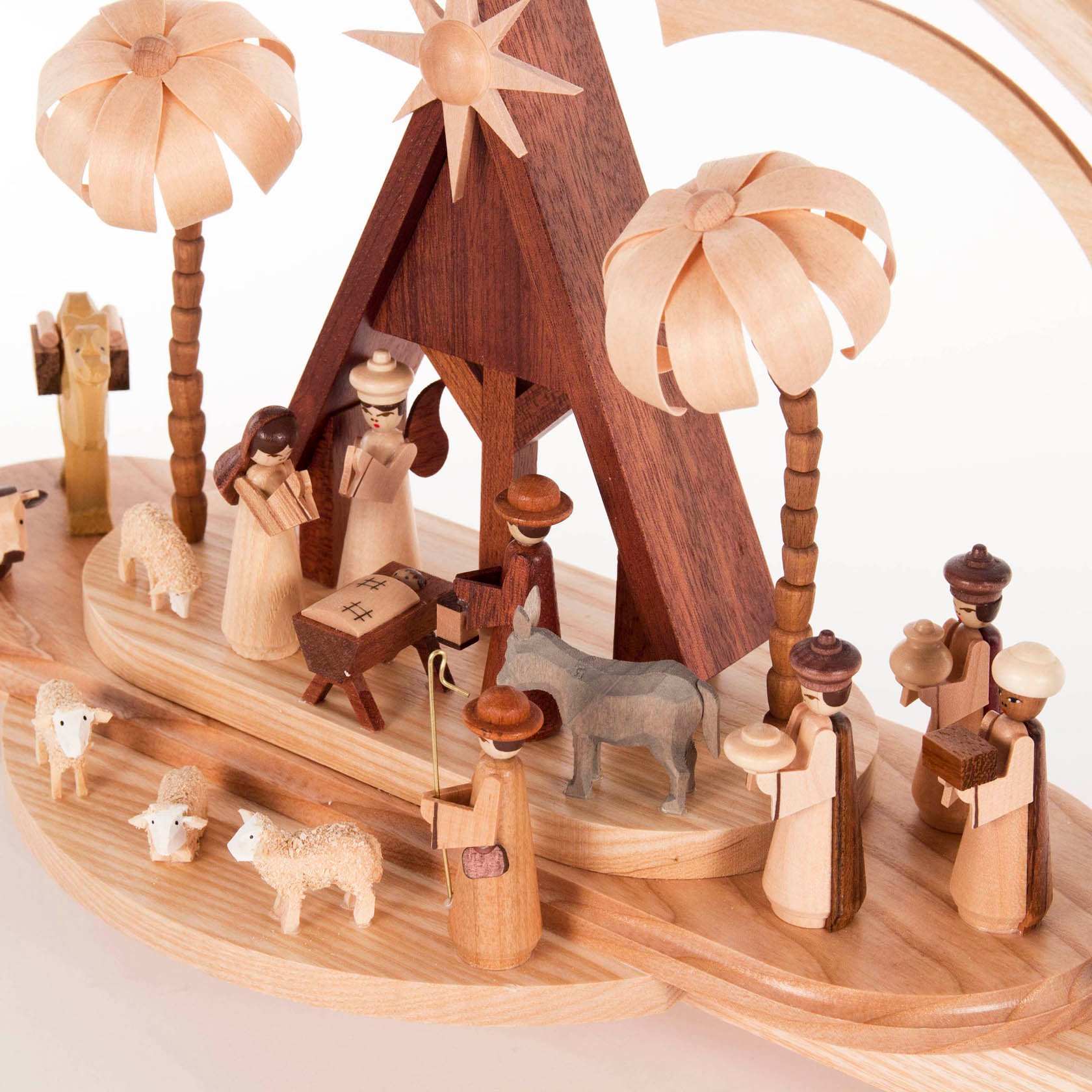 Schwibbogen mit Christi Geburt, elektrisch beleuchtet 34x 64cm
