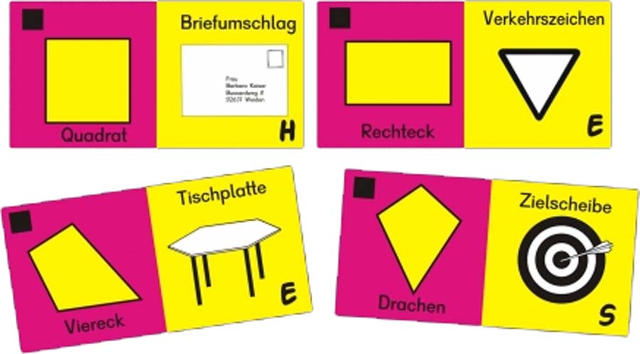 Flächenformen-Domino