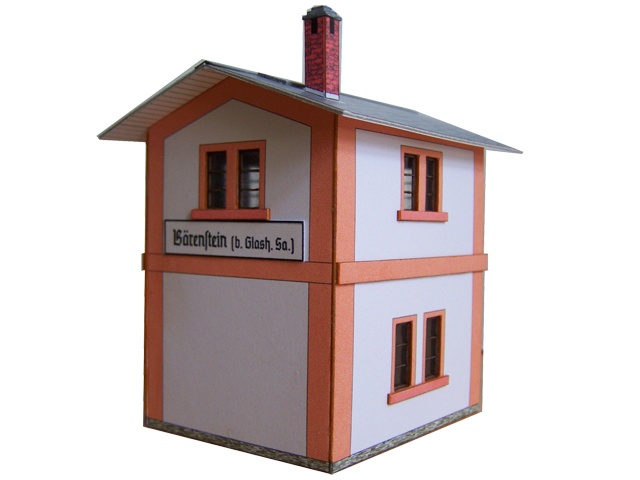 02-07-13-2-H0  - Bahnhof Bärenstein - Wasserhaus