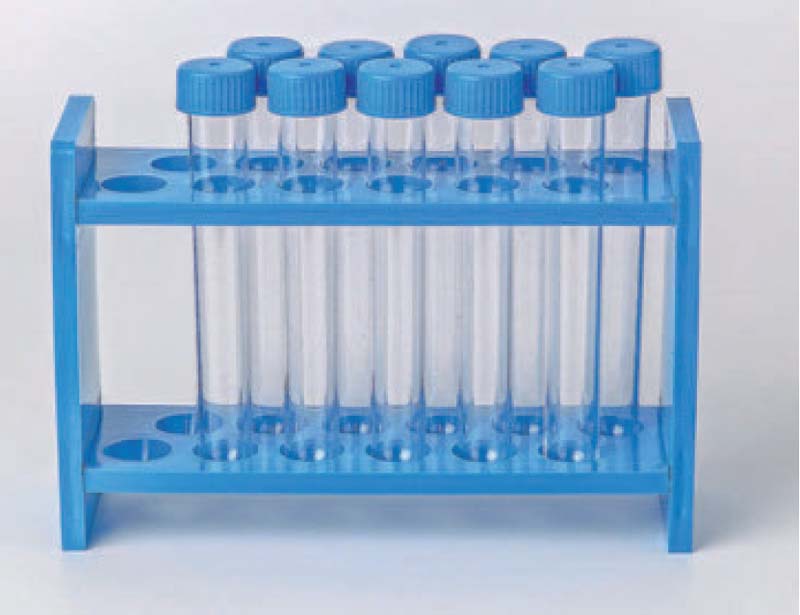 Reagenzglasgestell aus Kunststoff