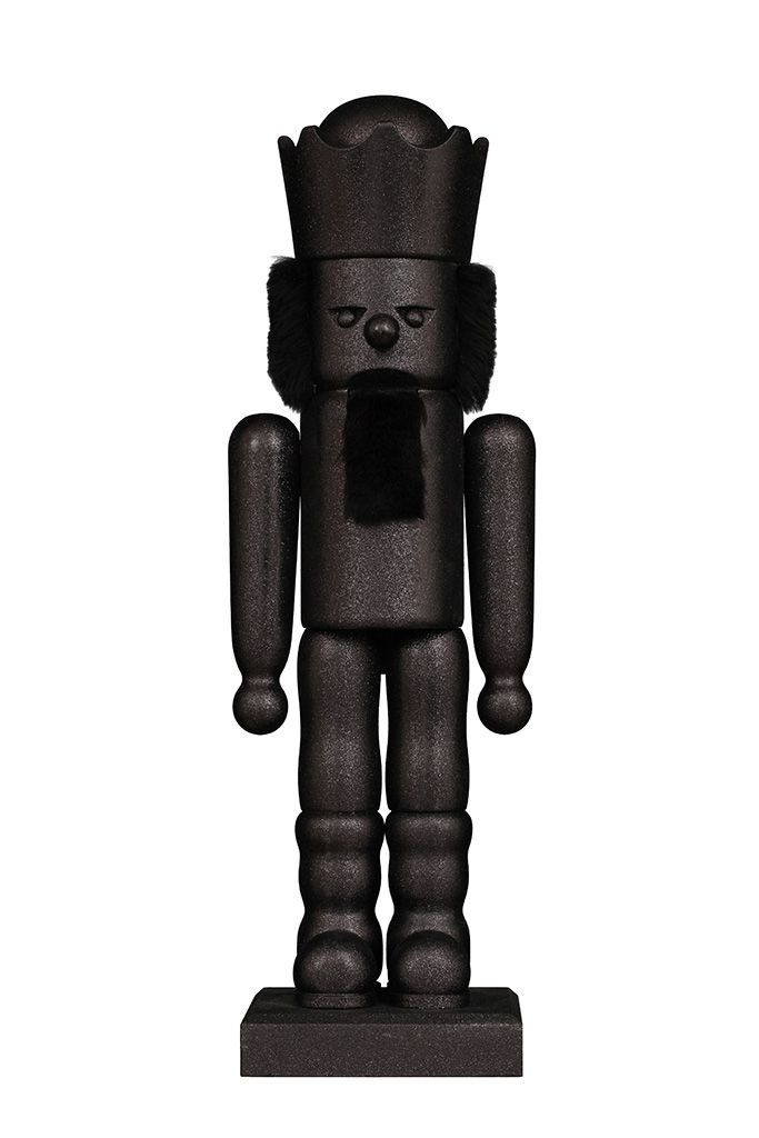 Nussknacker Glimmer König schwarz