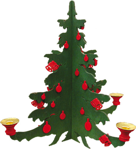Kerzenständer, Tannenbaum zum Basteln