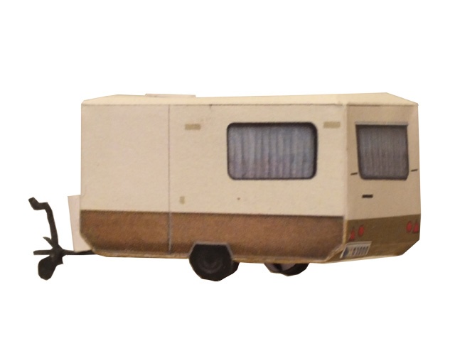 Wohnwagen - Bastei - braun -TT
