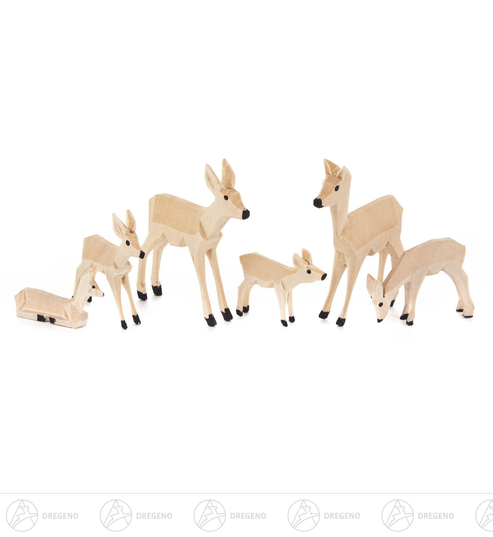 Rehe geschnitzt (6)