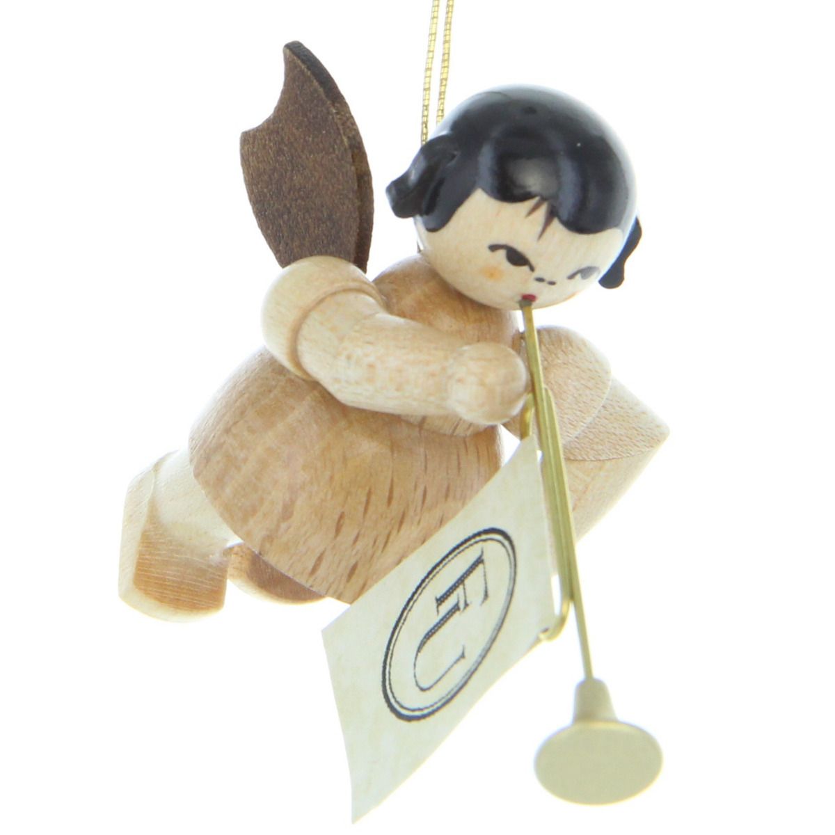 Schwebeengel mit Fanfare, natur