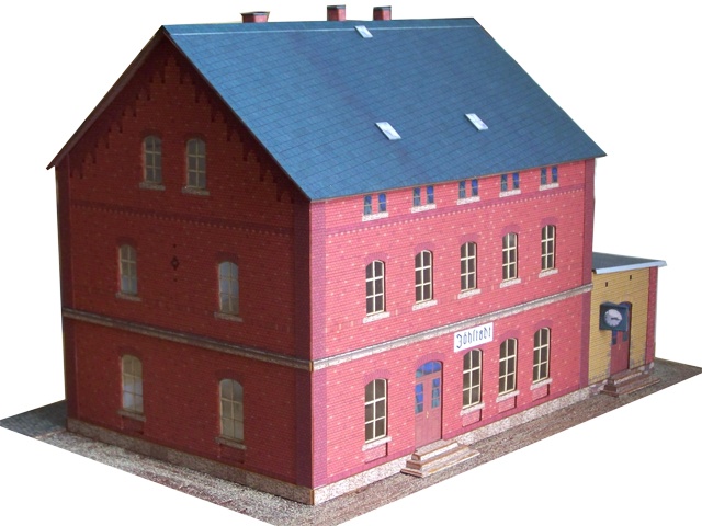02-04-1-1-H0 - Jöhstadt mit Anbau - Pressnitztalbahn