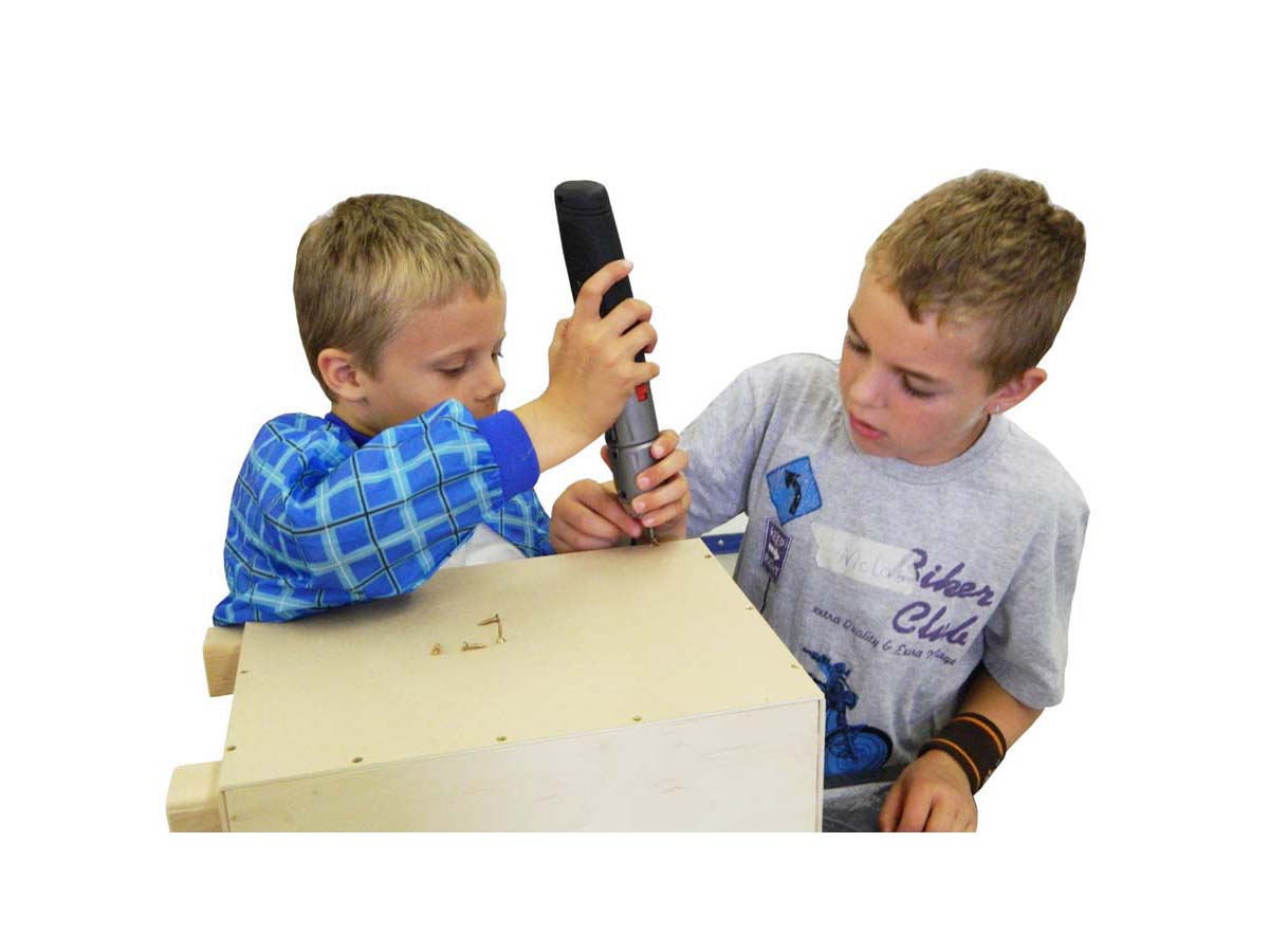 Kinderhocker mit Trommelfunktion