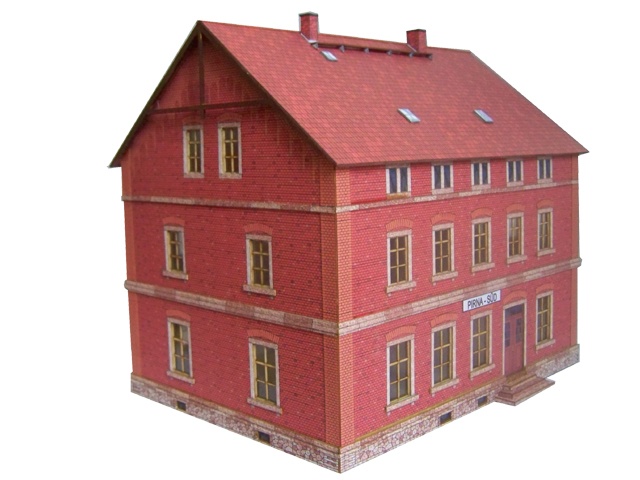 03-18-1-H0 - Bahnhof Pirna Süd  Empfangsgebäude