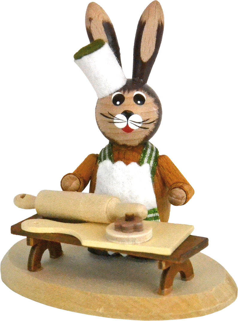 Osterbäcker, mit Nudelholz