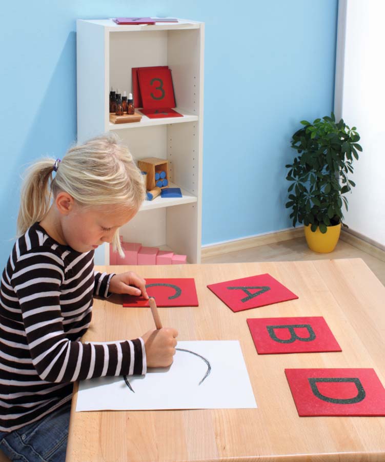 Sandpapier Buchstaben