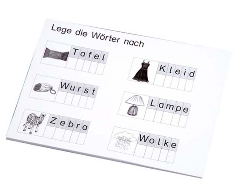Wörter legen und lesen