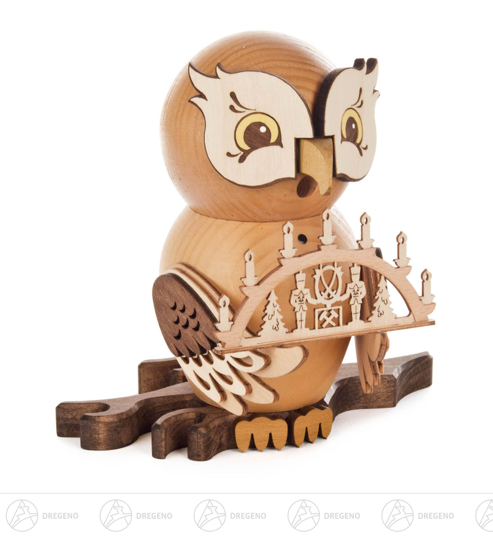 Räuchereule mit Schwibbogen