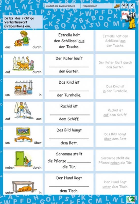 Max Lernkartenset Deutsch als Zweitsprache 3