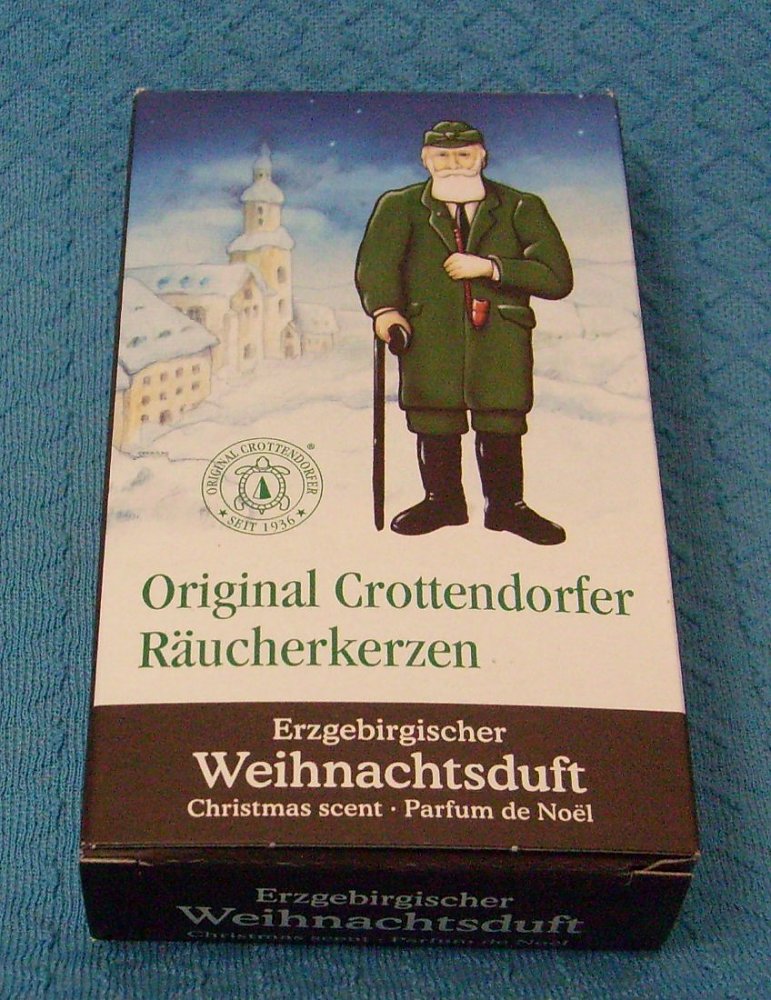 Crottendorfer Räucherkerzen Weihnachtsduft- vorrätig 9 Stück
