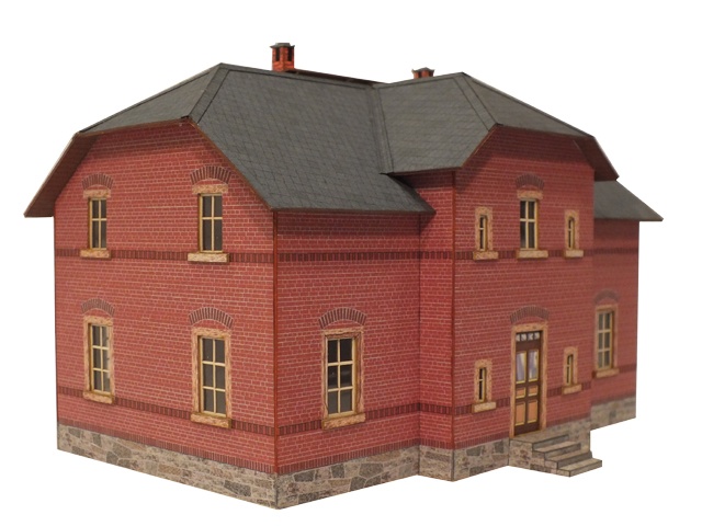 03-05-N - Sächsischer Einheitsbau  Eisenbahnerwohnhaus 1,5 Kli