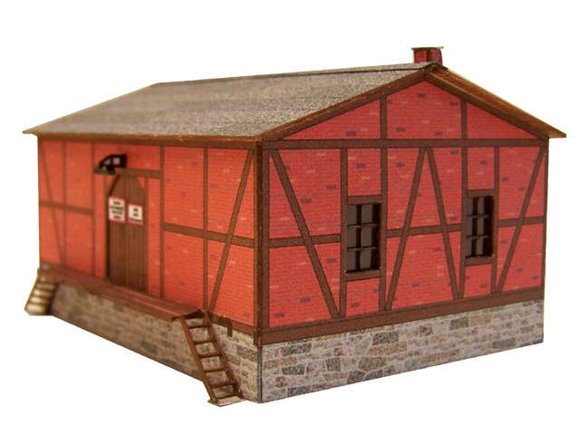 03-02-TT - Fachwerkgüterschuppen mit Klinker