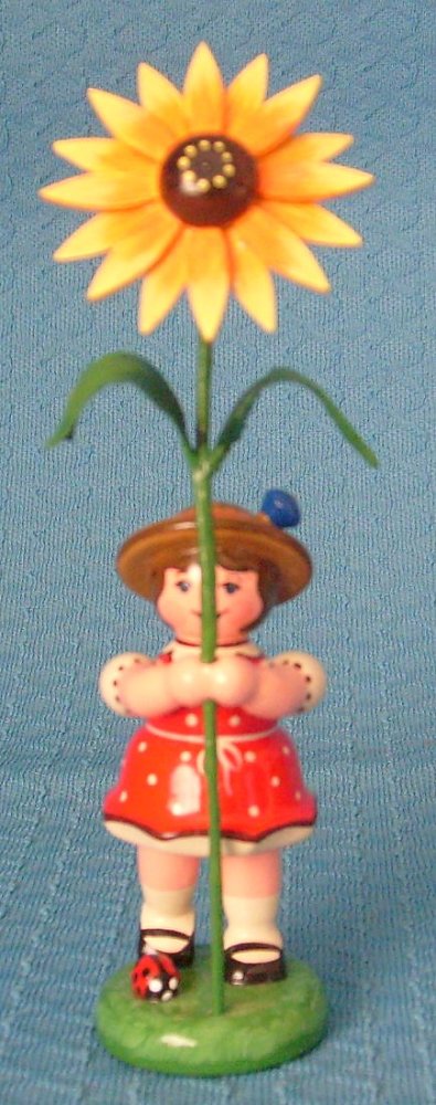 Blumenmädchen mit Sonnenhut - noch 1 Stück