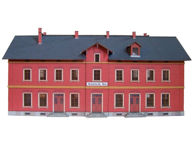 02-08-15-1-H0 - Schönheide Süd - Empfangsgebäude