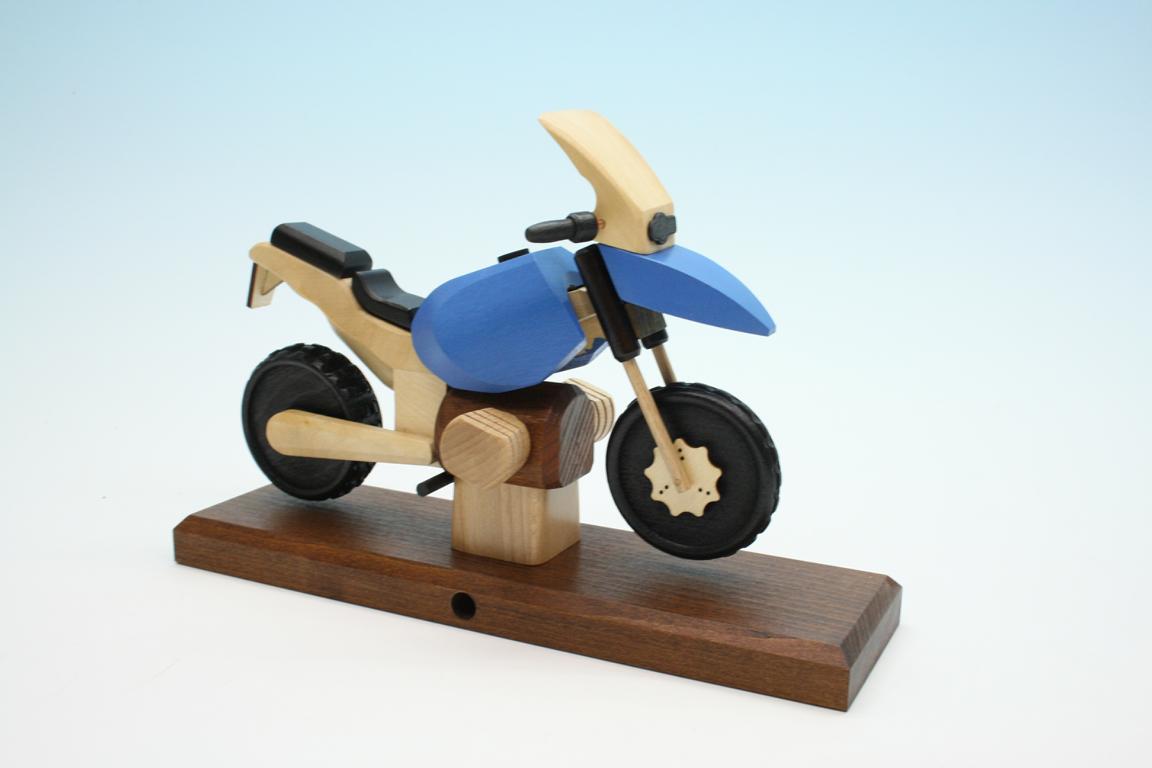 Raeuchermotorrad  Boxer GS blau  27 x8 x 16cm