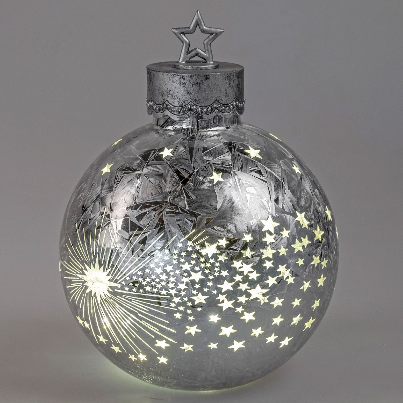 Deko-Kugel 35cm Frosty-Komet