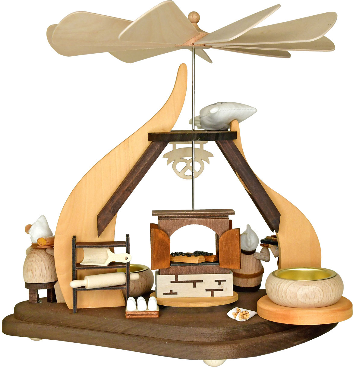 Massivholzpyramide, Bäckerei