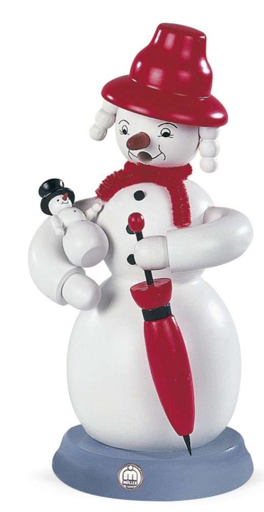 Räuchermann Schneefrau