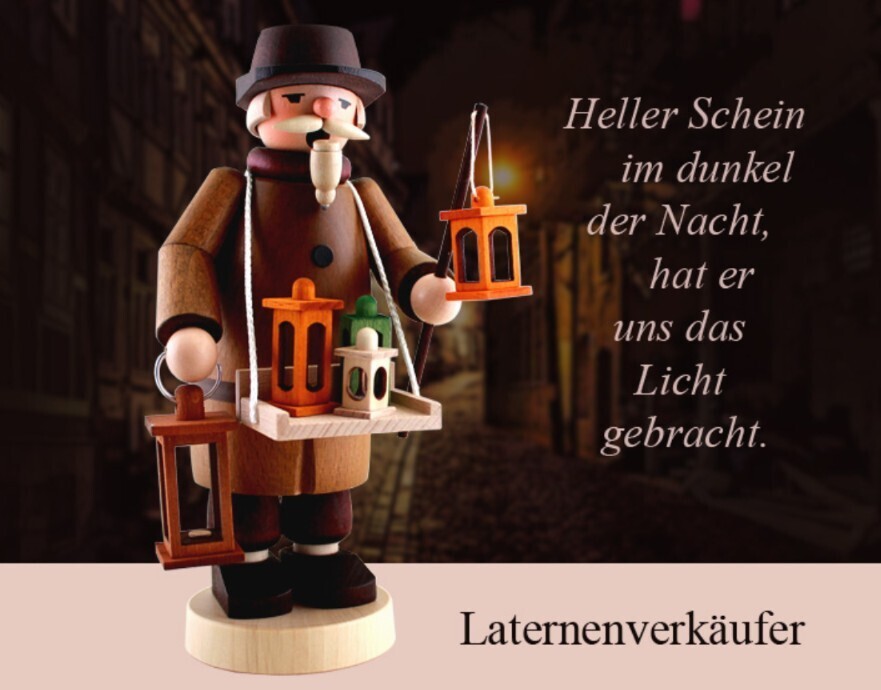 Räuchermann Laternenverkäufer
