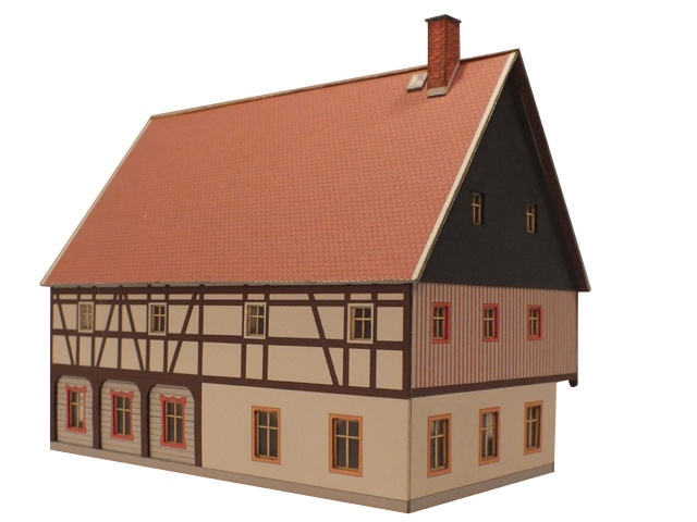 06-01-H0 - Umgebindehaus mit Balkon