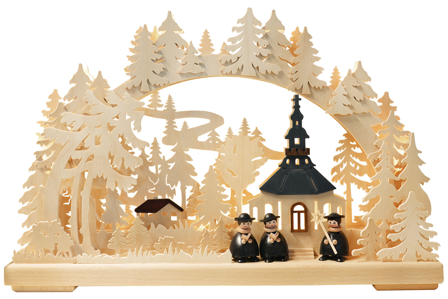 3D-Schwibbogen klein, Seiffener Kirche