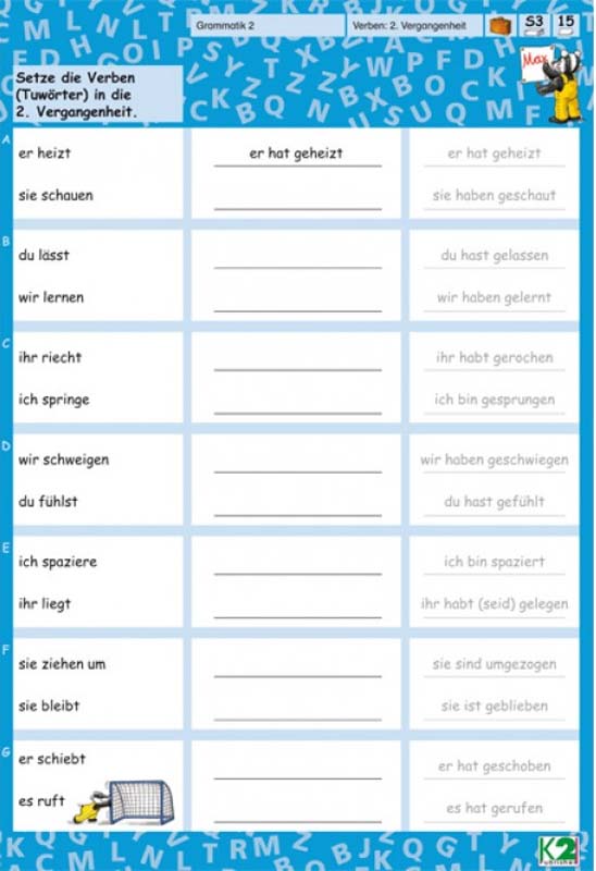 Max Lernkartenset Grammatik 2